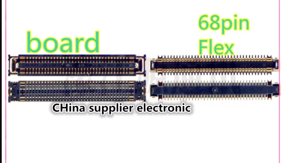 For Huawei P60 pro P60Pro art inline display charging slot connection seat 68pin on motherboard Flex  cable