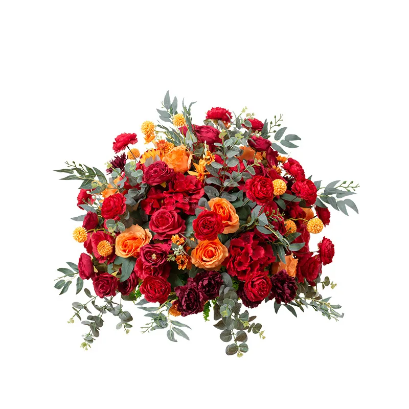 Artificial Flower Ball for Wedding Decoration, Table Centerpieces Stand Decor, Silk Simulation Flower Shelf, Party Stage Display