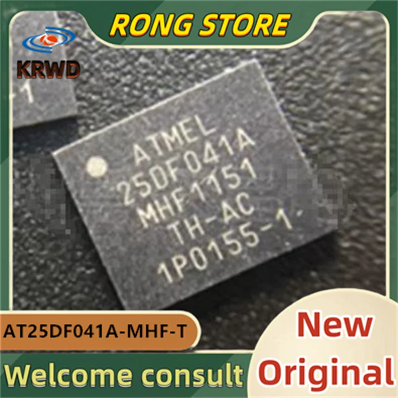 

4PCS 25DF041A New original AT25DF041A-MHF-T AT25DF041A AT25DF041A-MHF QFN-28
