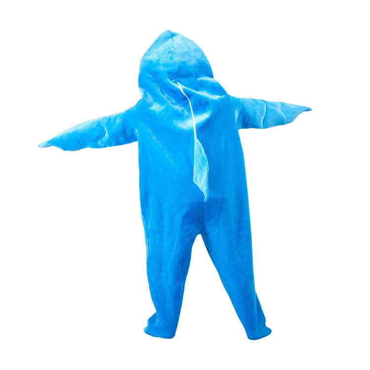 Funny Great White Shark Performance Costume Cartoon Character Costume Head-to-Toe Festival Outfit