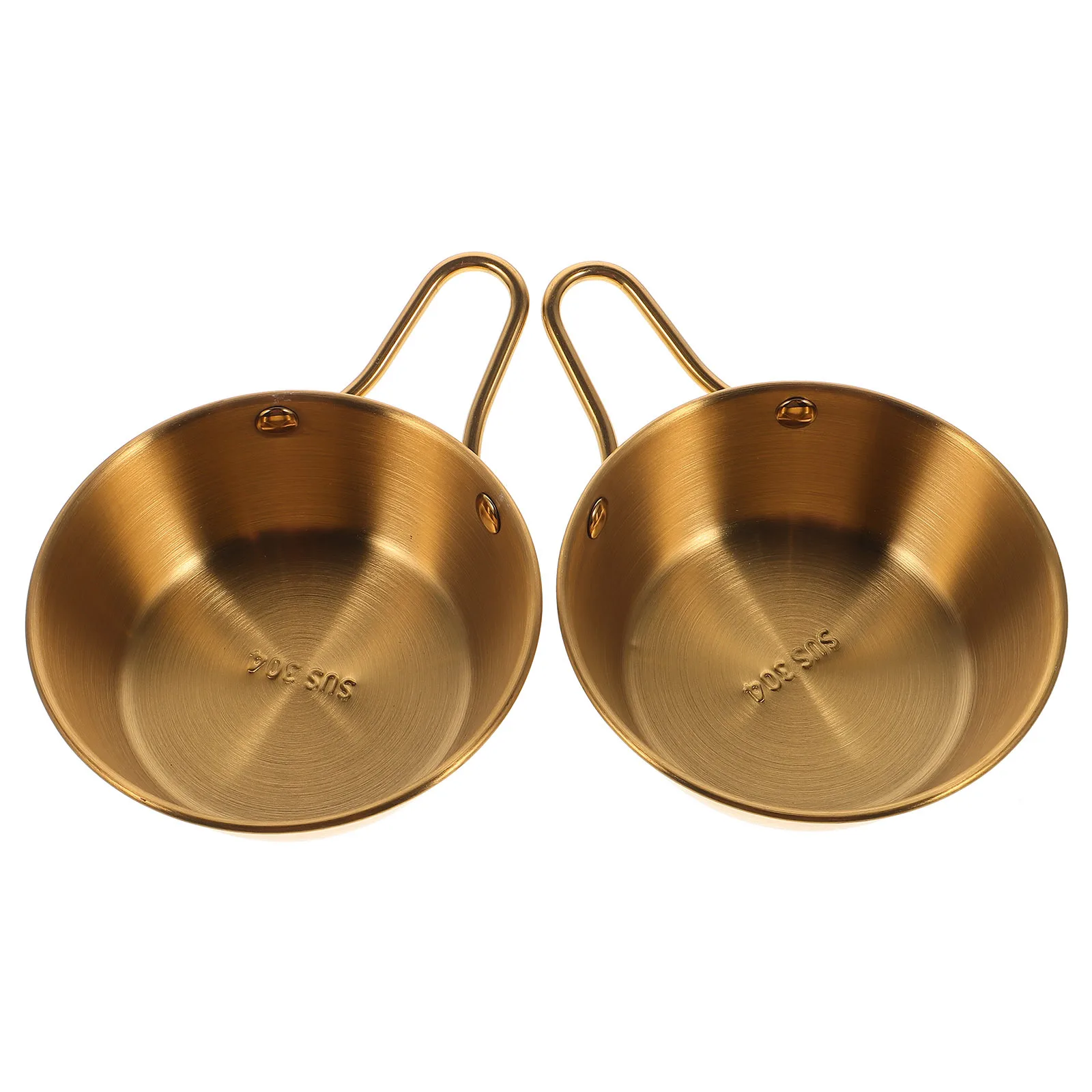 Cuencos de Camping multifunción, tazas de vino portátiles compactas para pícnic al aire libre, uso en restaurante, Makgeolli duradero de acero inoxidable, 2 uds.