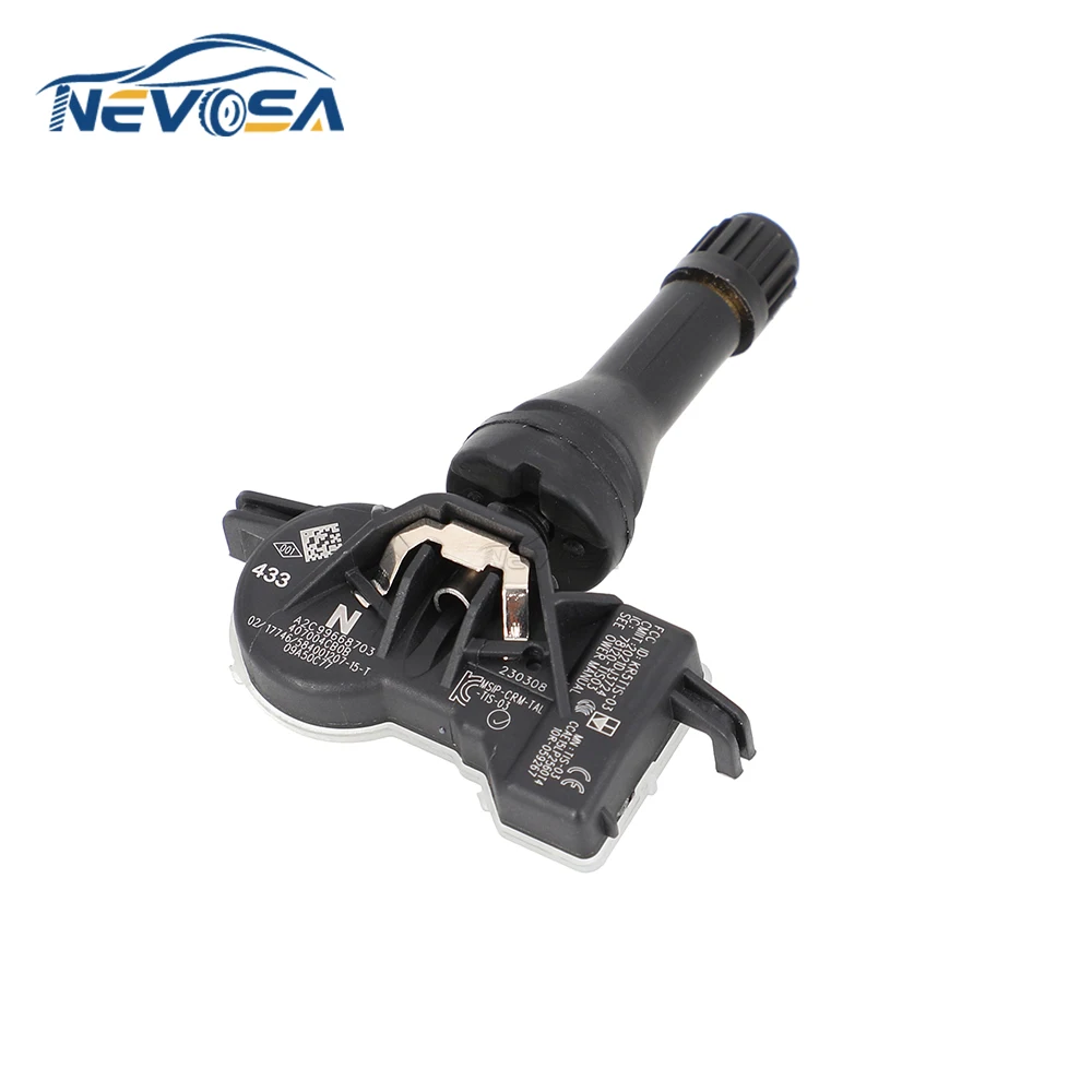 NEVOSA TPMS Sensors 40700-4CB0A For Nissan Almera Ateon CHatch For Infiniti QX50 For Renault Samsu SM6 Tire Pressure Systems 433