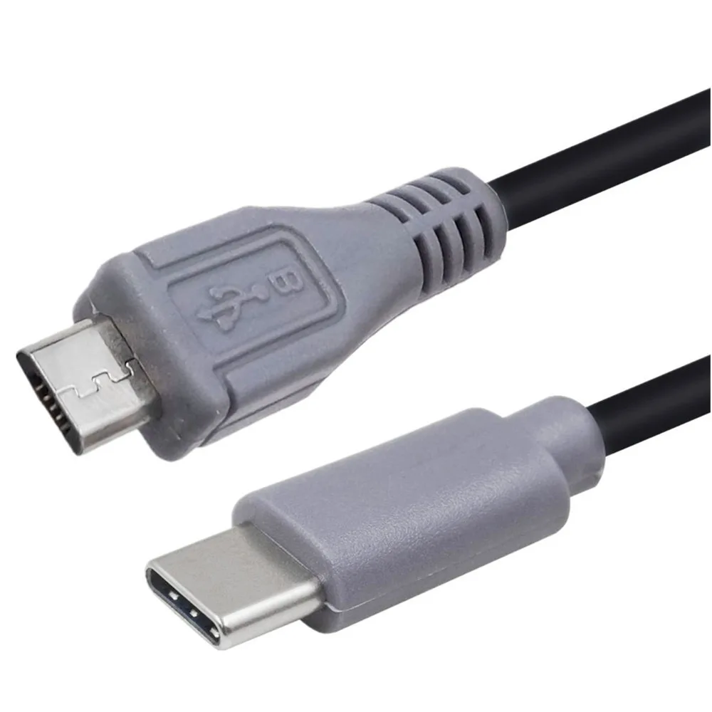 Type C to Micro USB B OTG Cable for DAC Portable Digital Audio Amplifier 20cm 50cm 100cm