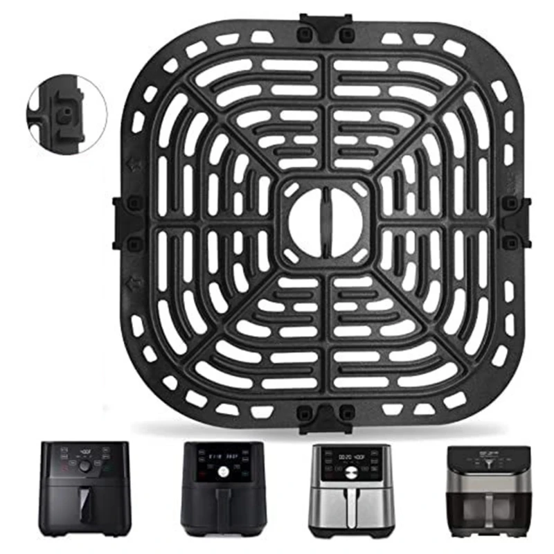 เตาอบทอดอากาศ 4 Quart แผ่นย่างสแตนเลสปลอดสารพิษสำหรับอาหารหลายชนิด