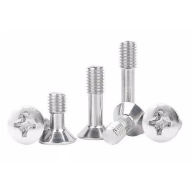 Weiyi 50pcs 4#-40 6#-32 8#-32 10#-24 1/4-20 UNC Thread SUS304 Stainless Steel Semi Countersunk Shaped Non Loosening Screw