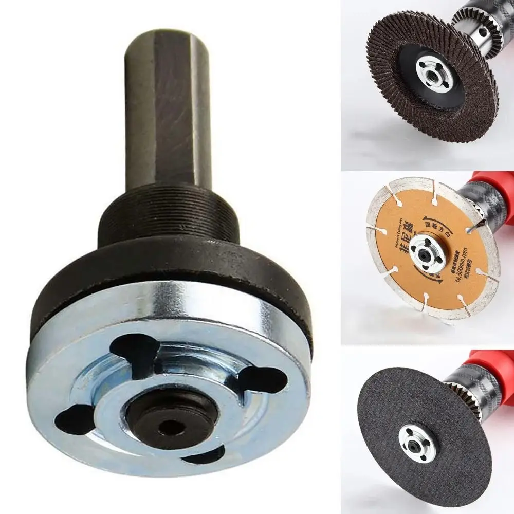 1Set 6mm/10mm Electric Drill Conversion Angle Grinder Set Metal Connecting Rod for Cutting Disc Polishing Wheel Handle Holder