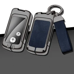 Car Metal Key Case Cover Shell Fob for Honda Fit Jazz Shuttle GP2 Spada StepWgn RG1 Freed Spike Ge6 key chain Accessories