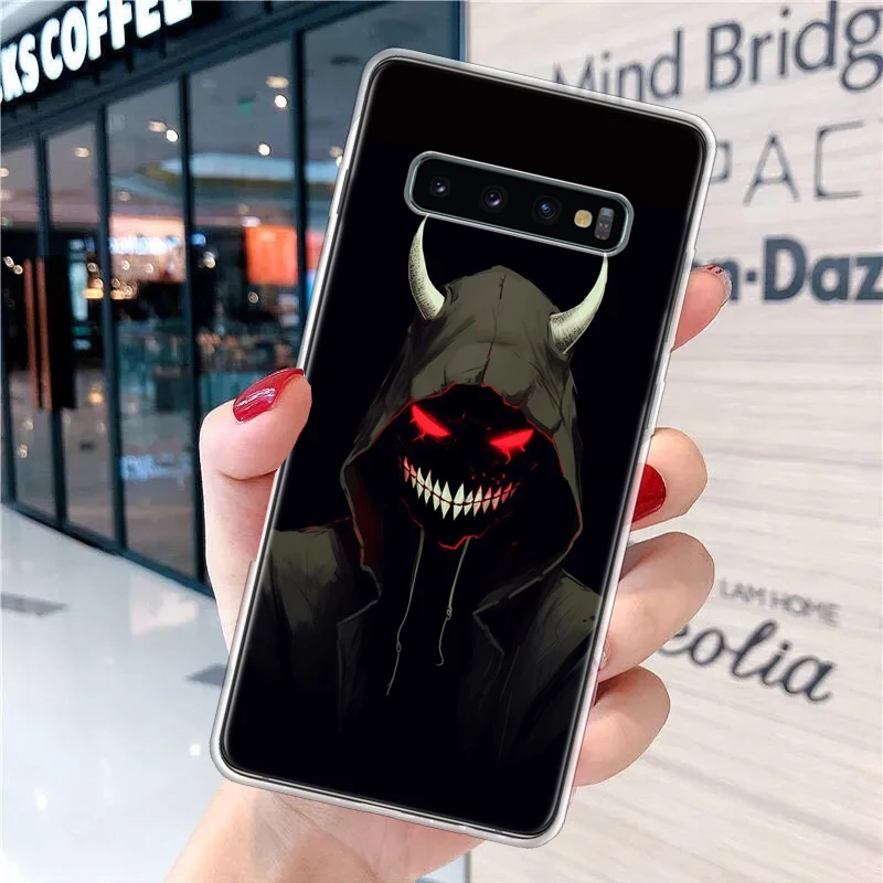 Devil Bad Boy Anime Soft Phone Case for Samsung Galaxy S24 S23 S22 S21 Ultra S20 FE S10 Plus S9 + Print Fundas Cover Capa