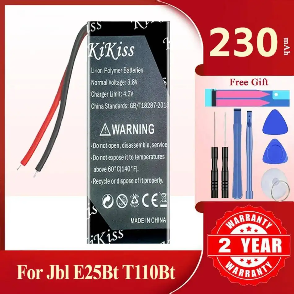 Powerful Battery For JBL E25BT T110BT For Sony Ericsson For Jabra BT250V BT2020/4010 VH110 BT2010/500V JX10,E25BT,230mAh