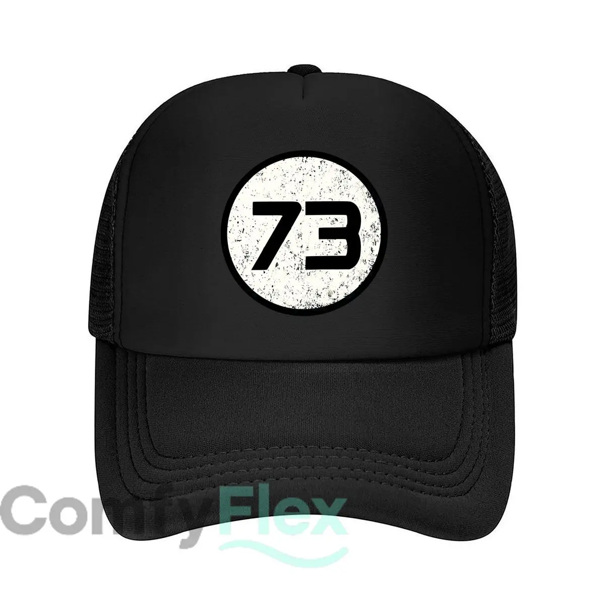 Number 73 Graphic Graphic Fashion Mesh Baseball Cap Breathable Casual  Hats Outdoor Snapback Cap