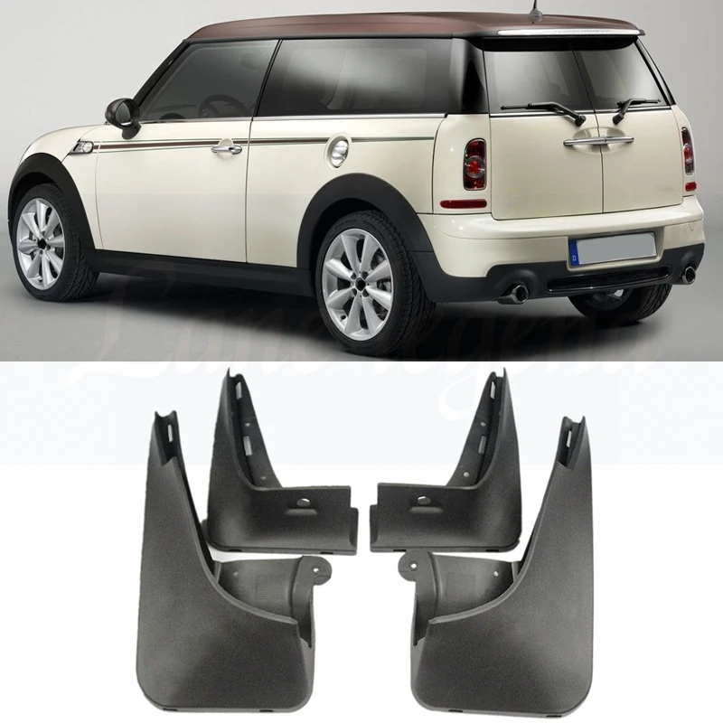 Mud flaps for mini coopers clubman R55 Mudguards Fender Mud flap splash Guard Fenders Mudguard car accessories Front Rear 4 pcs