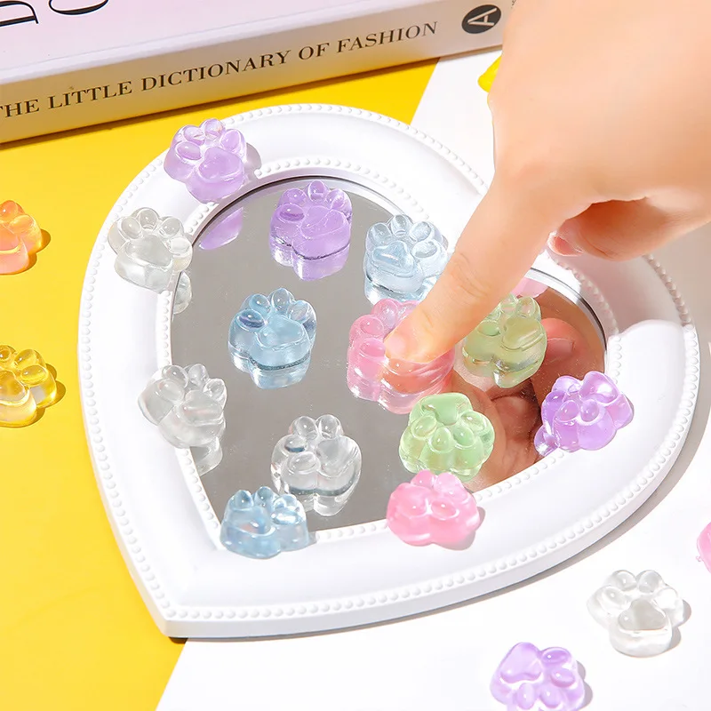 10 pz Kawaii Agitarsi Giocattolo Mini Artiglio di Gatto Spremere Giocattolo Mini Carino Giocattoli Sensoriali Alleviare Lo Stress Realistico Agitarsi Divertente Artiglio di Gatto Giocattolo Regalo