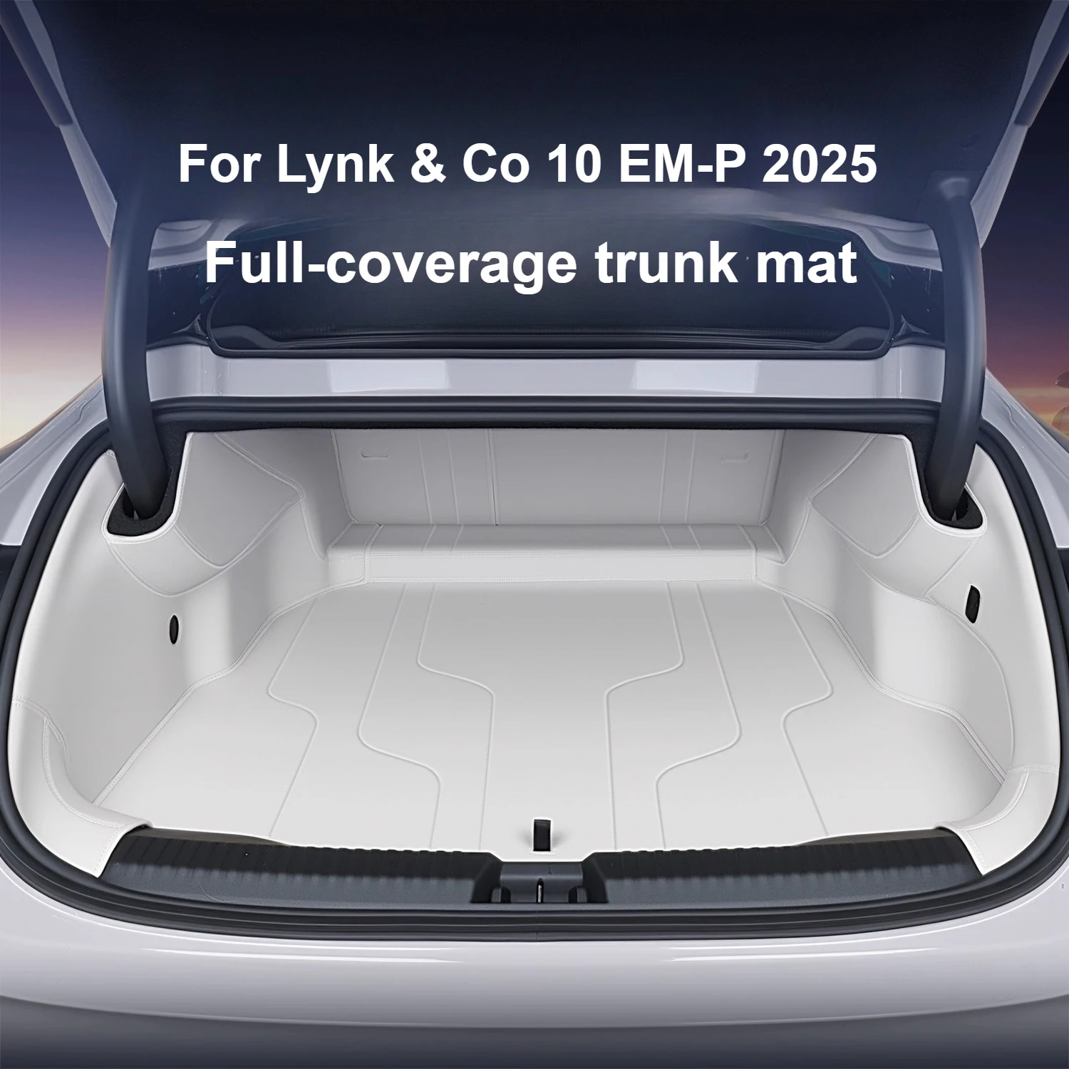 

For Lynk & Co 10 EM-P 2025 Full-Coverage Trunk Mat Car Dirt-Proof and Scratch-Resistant Interior Trunk Liner Accessories