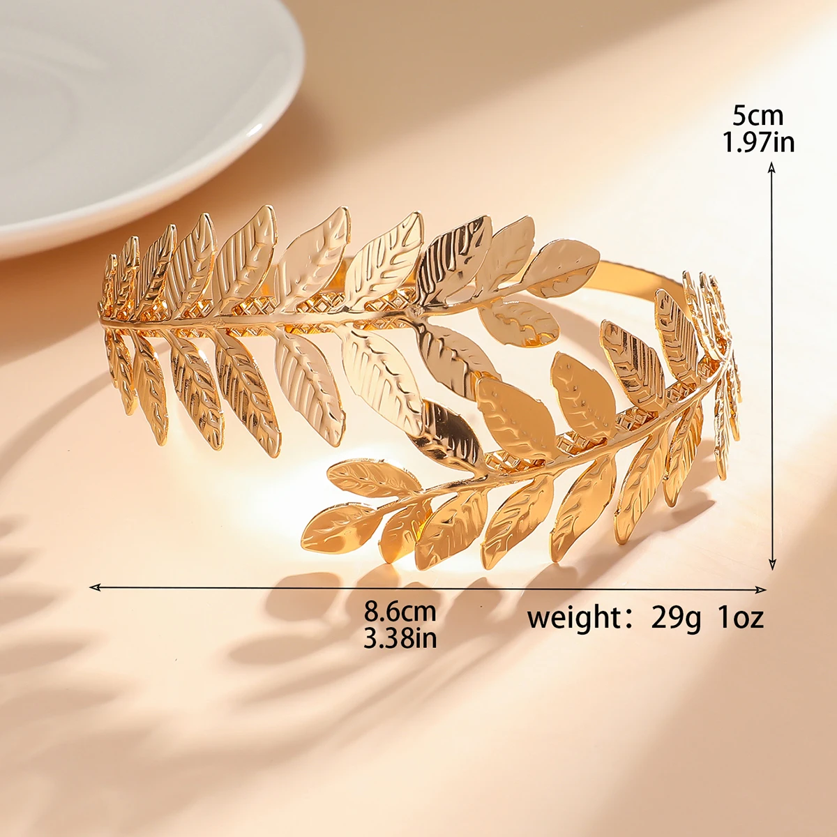 1PC Women's European and American Fashion Gold Geometric Arm Chain Bracelet, Date Travel Banquet Party Festival Dress up Gift image 6