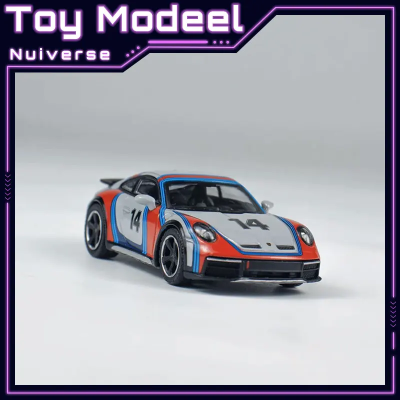 

Миниатюрная модель автомобиля MINI GT 1:64 Porsche 911 Dakar Rally 1978, литая под давлением, для демонстрации в интерьере, игрушка для мальчика, идеальный подарок