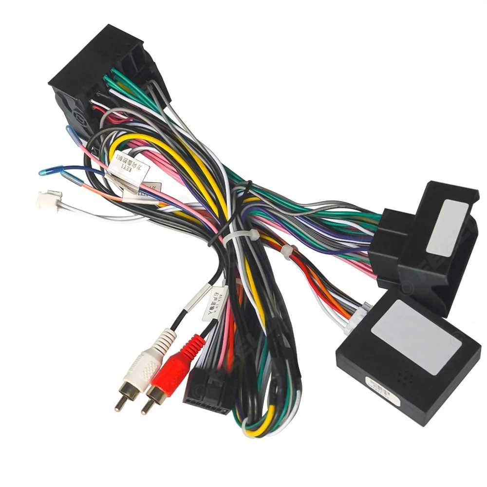 

Quadlock Wiring Harness CAN Bus Decoder Connector Car Android Cable Adapter for Benz C Class C180 C200 W204