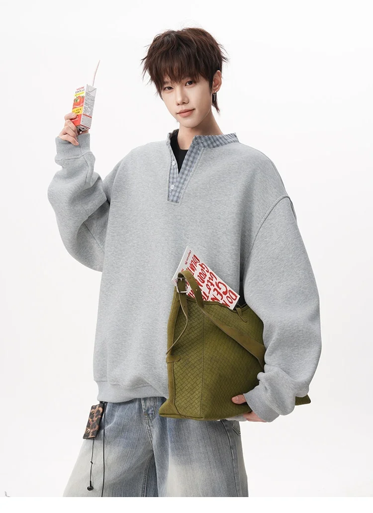 

Мужские толстовки и свитшоты без капюшона из замши для офиса, делового стиля, повседневной носки, подходят для зрелых мужчин, полный ассортимент.