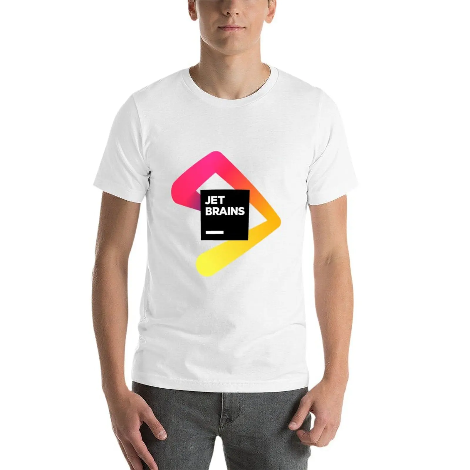 JetBrains الشعار الرئيسي 2021 - تي شيرت إصدار وضع الضوء تي شيرت قطن 100% تي شيرت رجالي #4