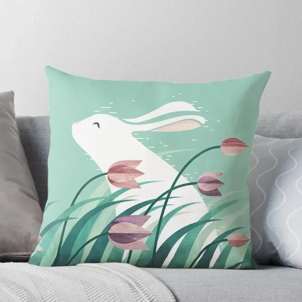 

Rabbit, Resting Throw Pillow Decorative pillowcase ornamental pillows Pillow Decor Cushion Cover Luxury pillow