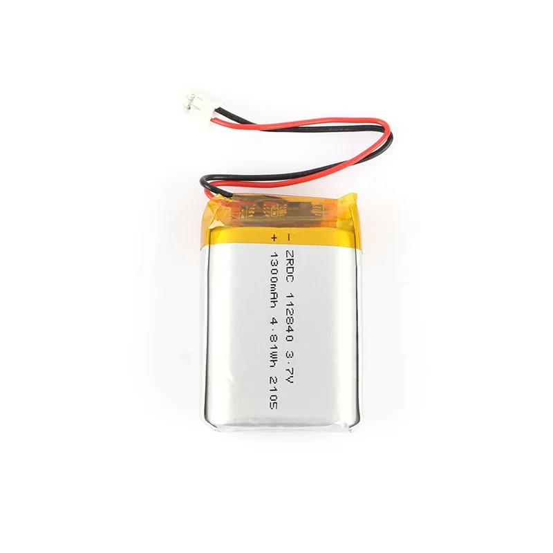 buy more will cheap Communication Equipment Medical Device  112840 3.7V 1300mAh Polymer Lithium Battery Manufacturer Supply