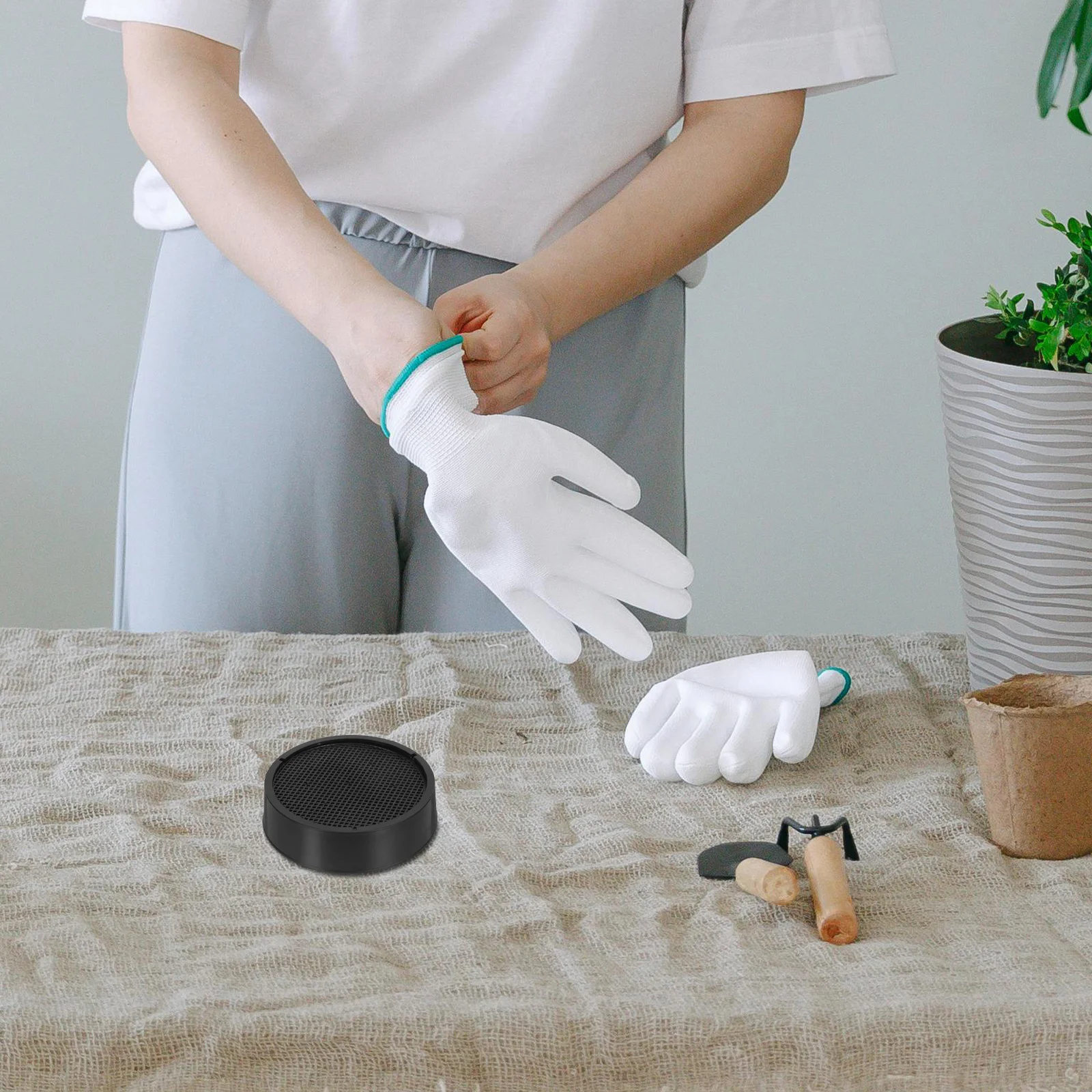 2 ensembles de tamis à sol, poêle à tamisage de jardin, outil de jardinage en plastique Durable, balcon, Mini tamis de sol de jardin, pierre dînigme, Compost