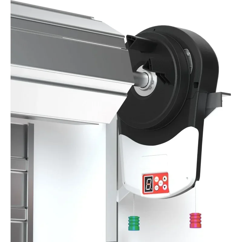 Automatic Roll Up Door Opener,Commerial Garage Roller Door Opener with 4 Remote Powerful 1000N Motor 22m ² Rolling OZ