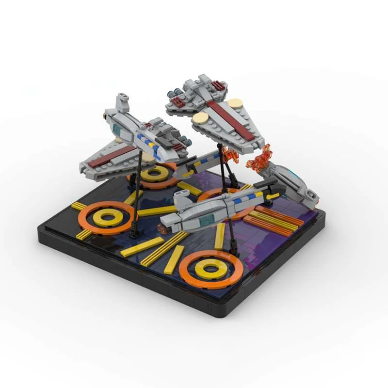 961pcs MOC Battle Coruscant Micro Venator Star Model Building Christmas gift blocks toy Construction Assemble DIY idea Kids