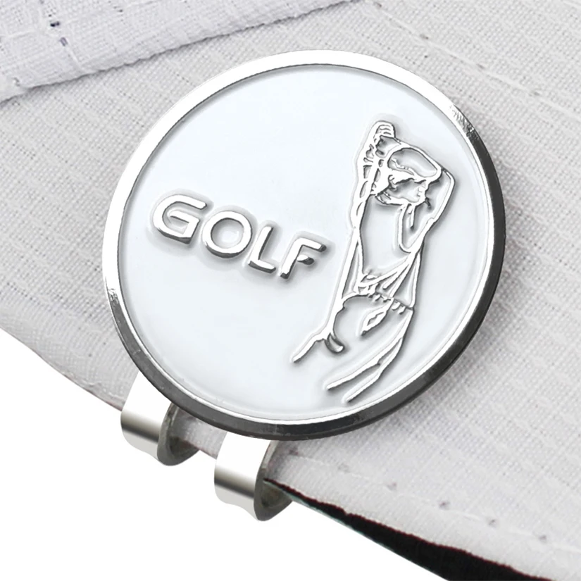 Golf Ball Marker With Magnetic Hat Clip Humanoid Pattern Funny Great Golf Gifts Golf Accessories For Men Women Golfers Unique