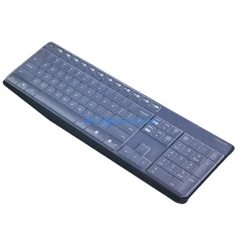 

U75B Dustproof Silicone Laptop Keyboards Cover Protective Film for K235 K375 MK235 MK315