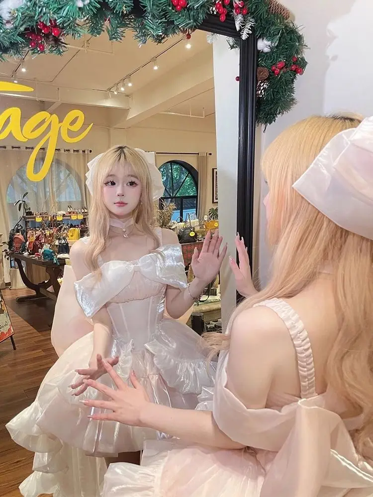 Robe de Banquet de haute qualité de Style français pour femmes, jupe de cérémonie d'anniversaire pour adultes, Super fée