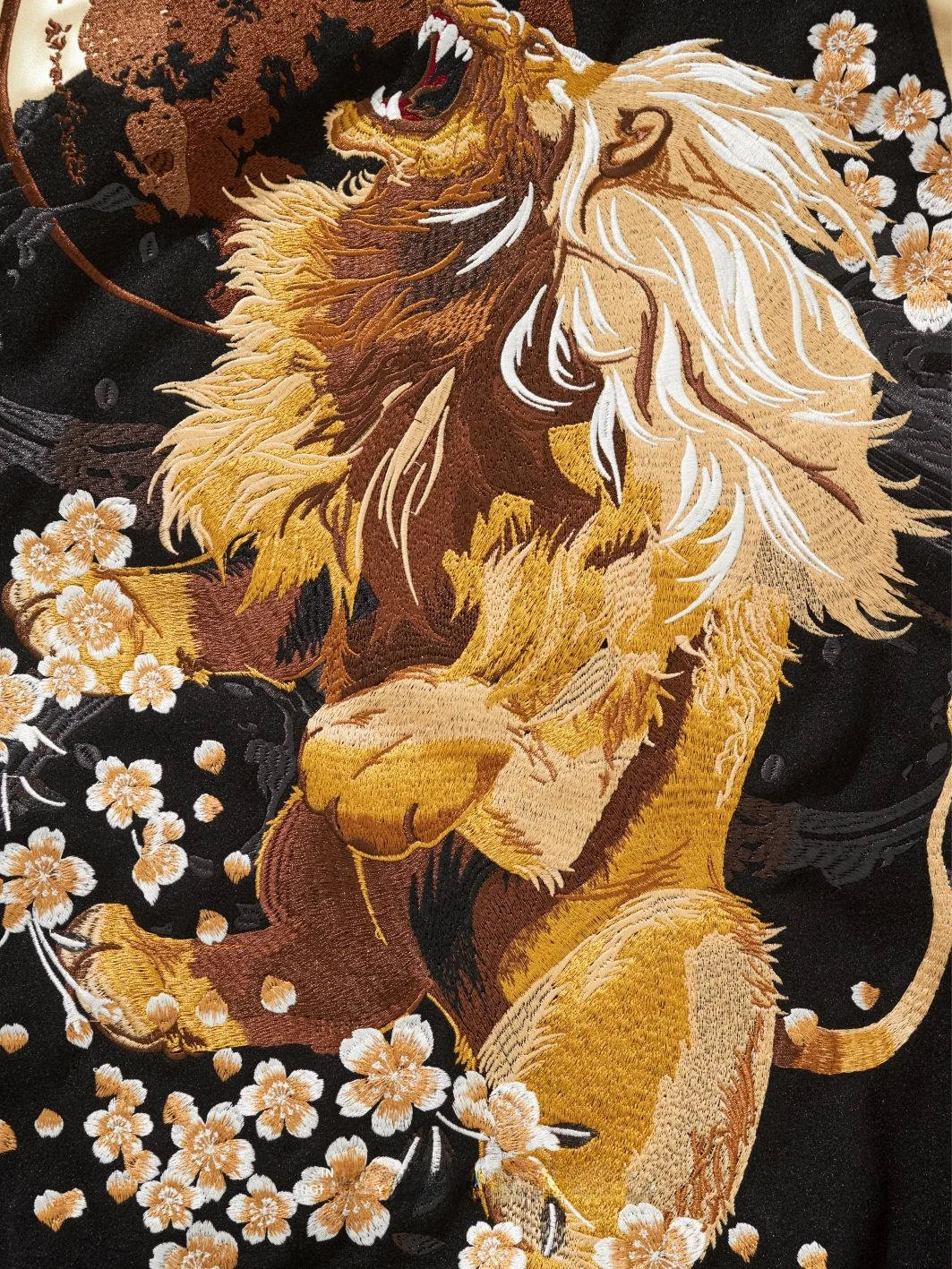 

2025 Lion Heavy Industry Baseball Jaet Men's Woolen PU Leather Sve Embroidered Coat Youth Trendy Loose Fit Autumn Wear
