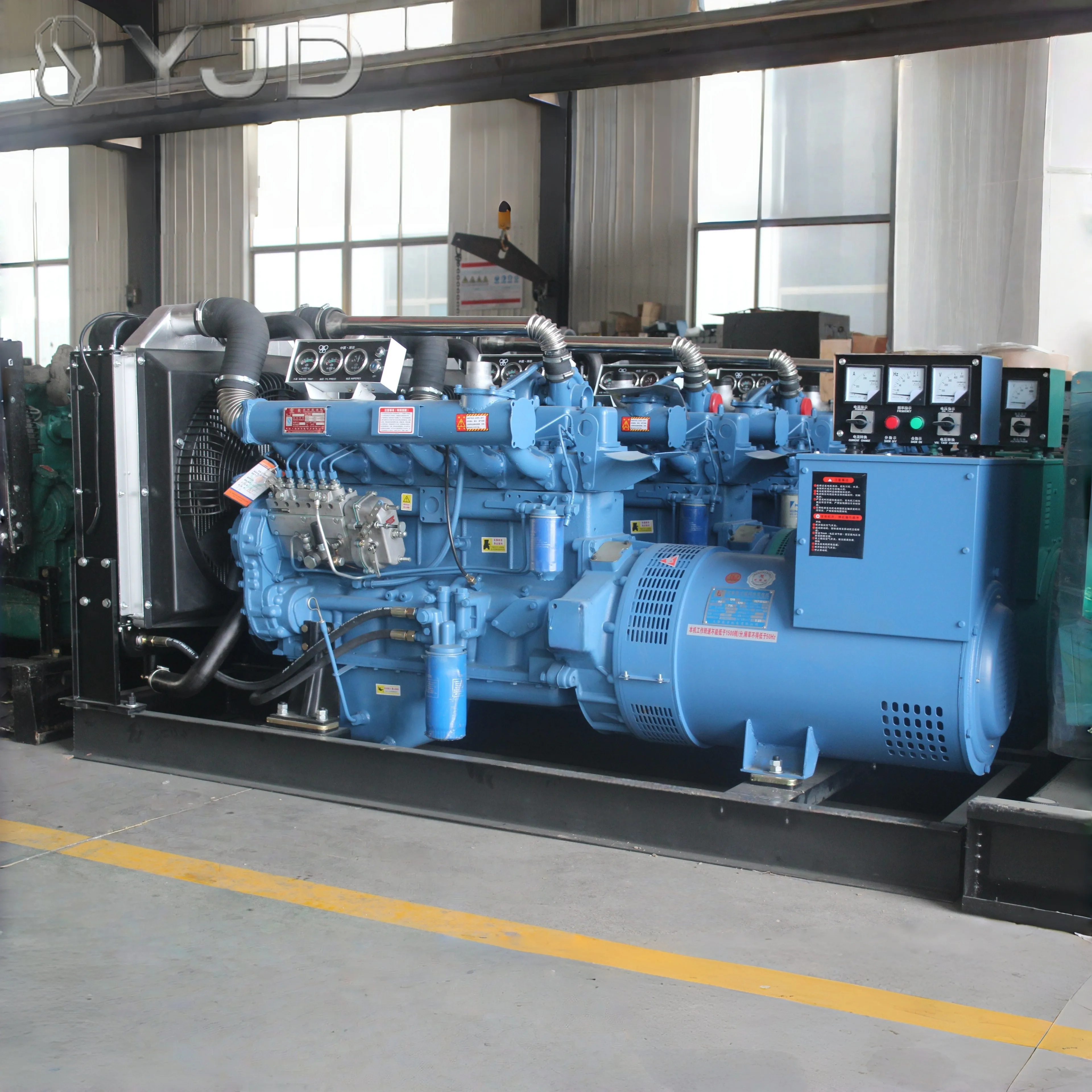 Direct Supply Open Type Ricardo 90kva 100kva 120kva 150kva 180kva Diesel Generator Set 50/60Hz 380v 3 Phase Set for Cold Storage
