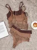 2026 Hot Sale High Quality Latest Design Us Size Stylish Solid Ice Silk Seamless Wireless Bras And Women Underwear Set 2