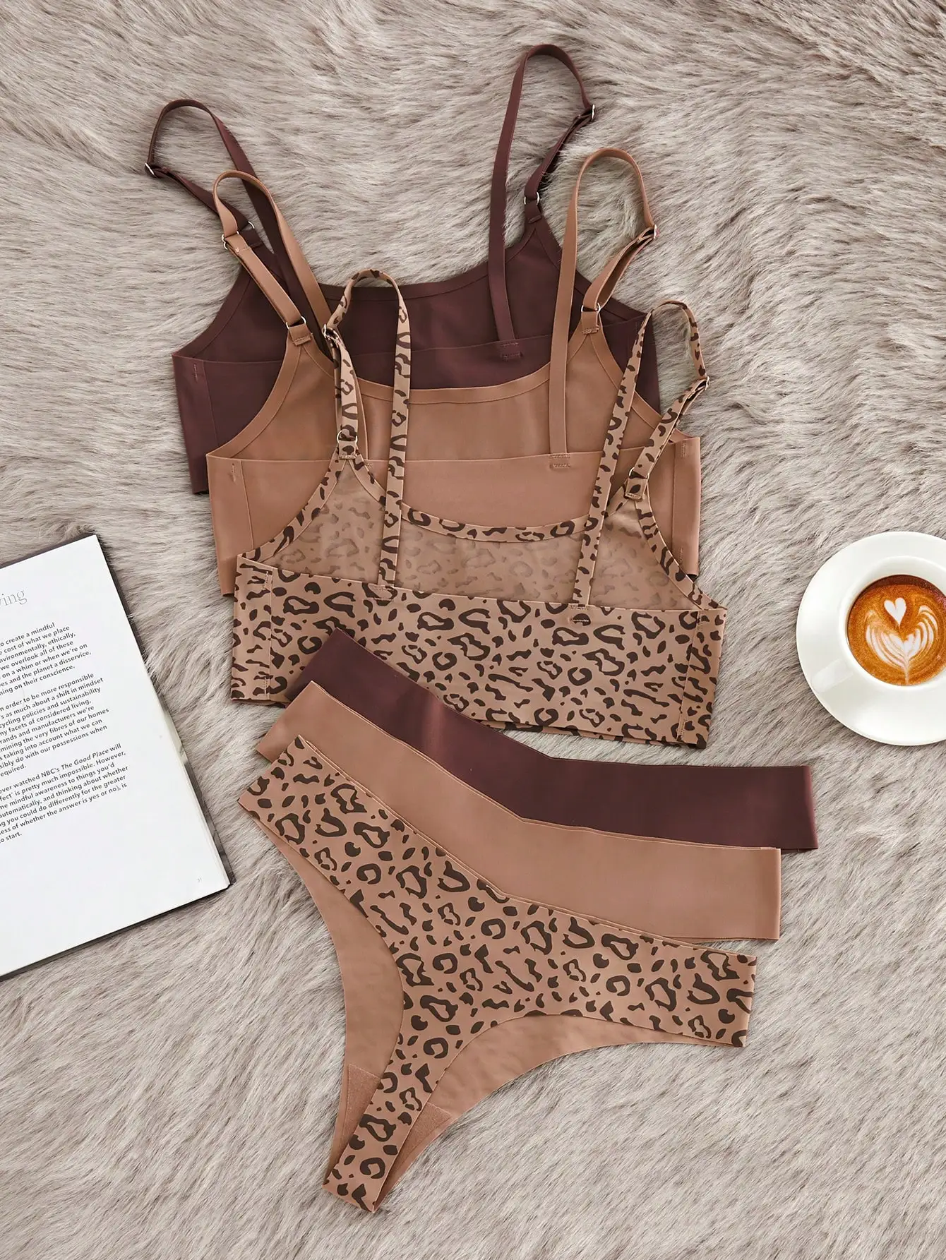 2026 Hot Sale High Quality Latest Design Us Size Stylish Solid Ice Silk Seamless Wireless Bras And Women Underwear Set