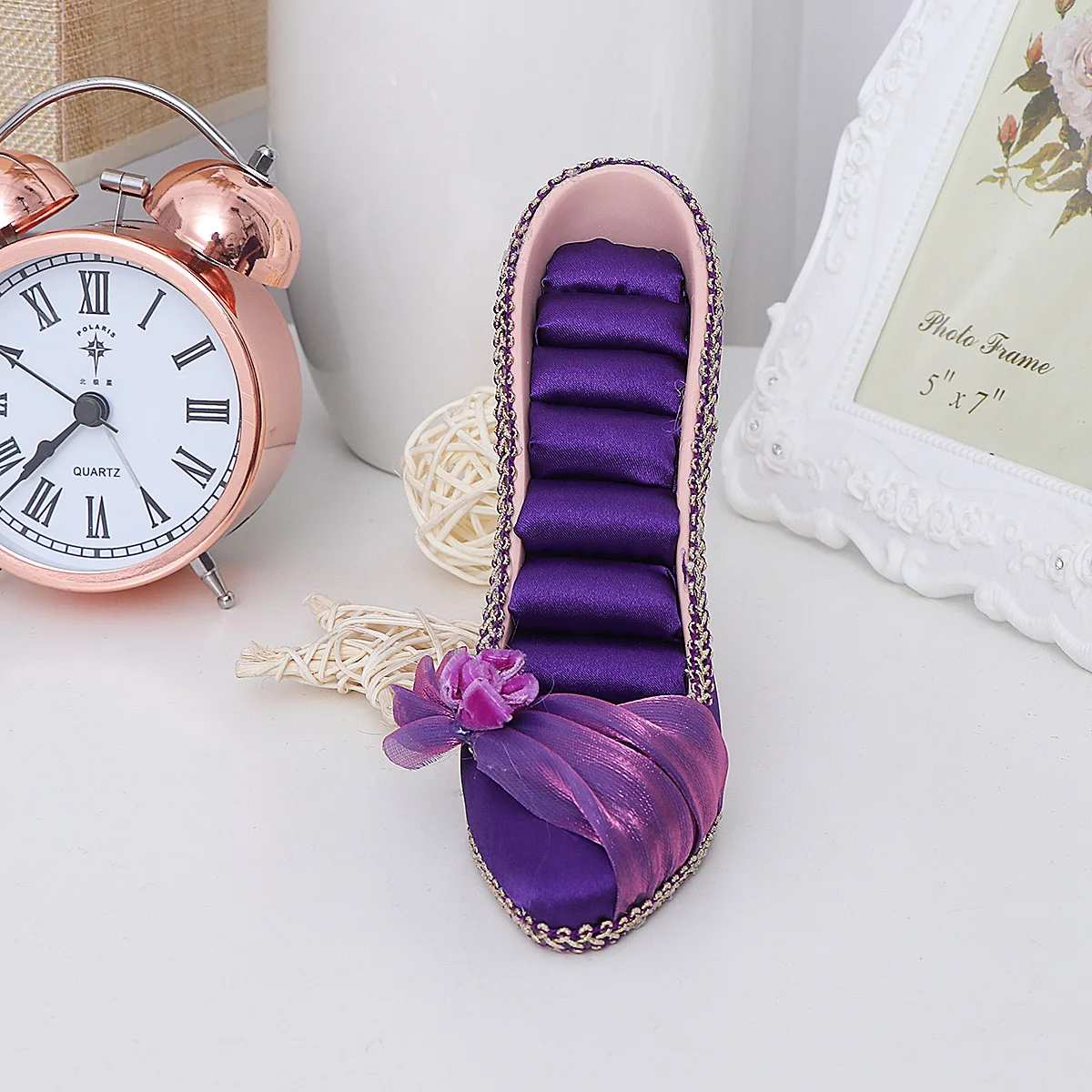 

High Heel ganizer Ear Stud St Ear Stud Ring Display St Brown Storage Solution Jewelry Display St Accessories