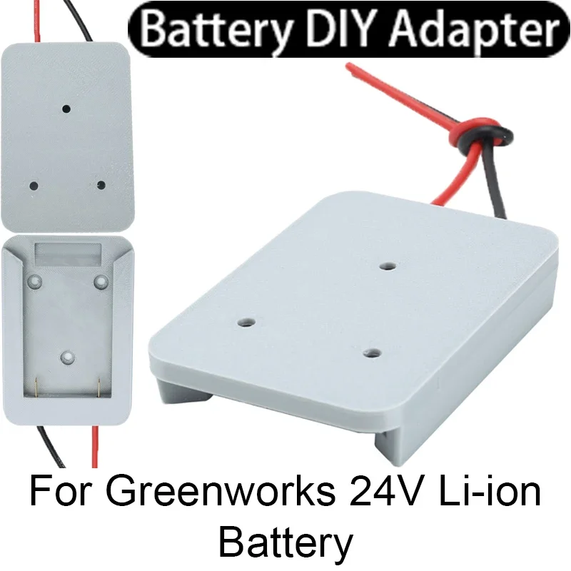 

DIY Adapter for Greenworks 24V LI-Ion Battery Adapter Performancer Connector 14AWG DIY for Foy Machines, Cars & People