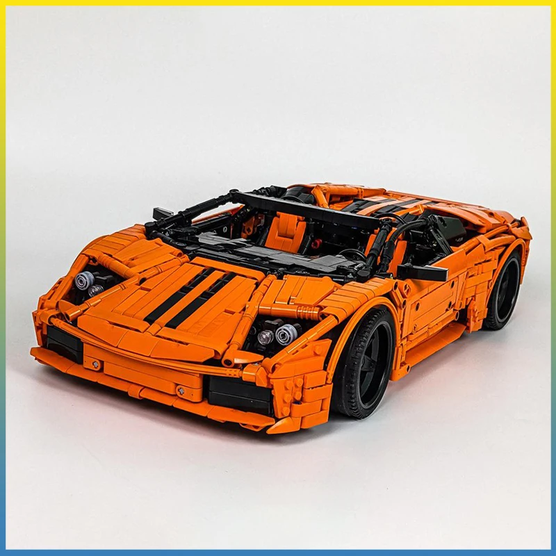 

MOC 3005 шт. модель суперкара гоночные строительные блоки 1:10 модель DIY детские игрушки Рождественский подарок технологические блоки