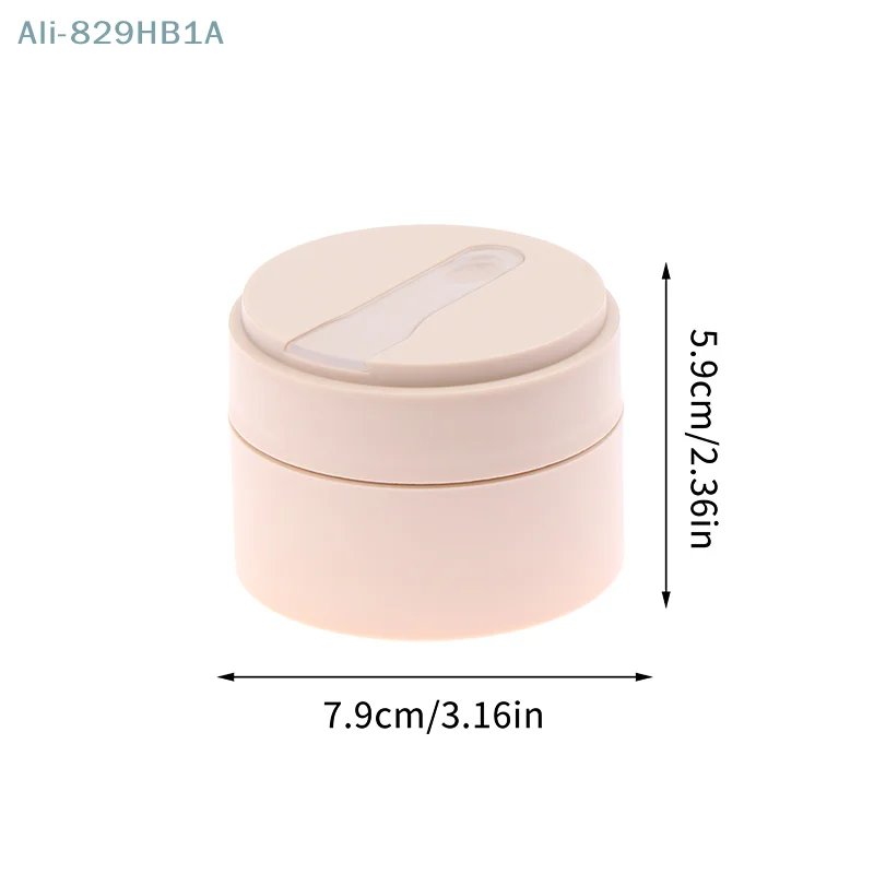 100g lege gezichtscrèmepot met lepel Frosted Plastic Lotionfles Maskerpot Cosmetische verpakkingscontainer