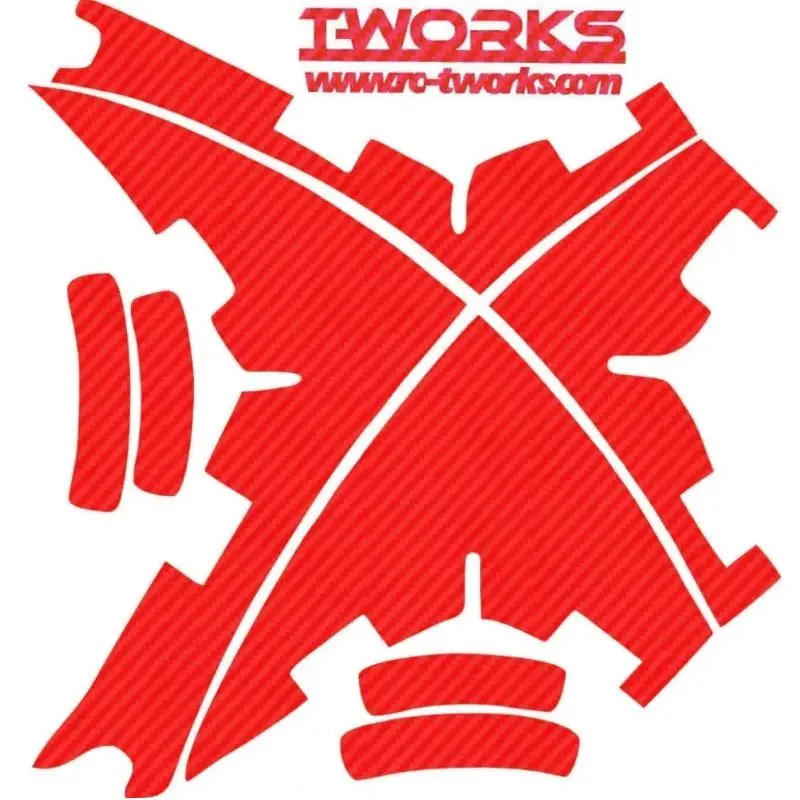 Original T Works TS-031 For DJI Phantom 3D Carbon Fiber Skin Sticker Rc Tool