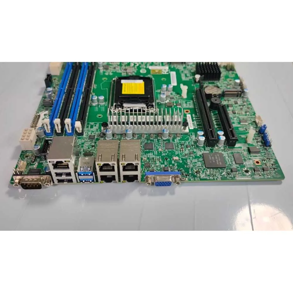 NAS Server Motherboard C246 Chip ECC Quad Port 8100T M.2 X11SCH-LN4F