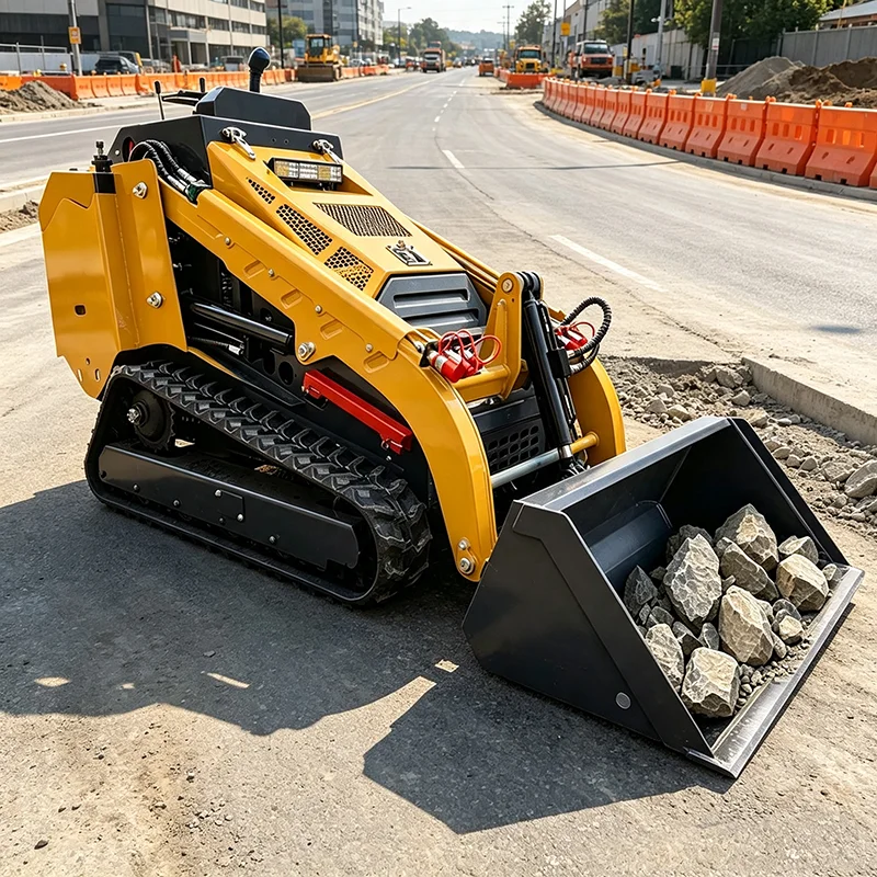 Skid Steer Loader Skid Loader Matching Different Attachments for Various Site Applications