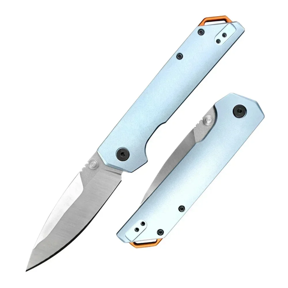 3 Models KS 2038 Iridium Folding Knife Spear Point Blade Aluminum Handles EDC Portable Survival Pocket Knife Reversible Clip