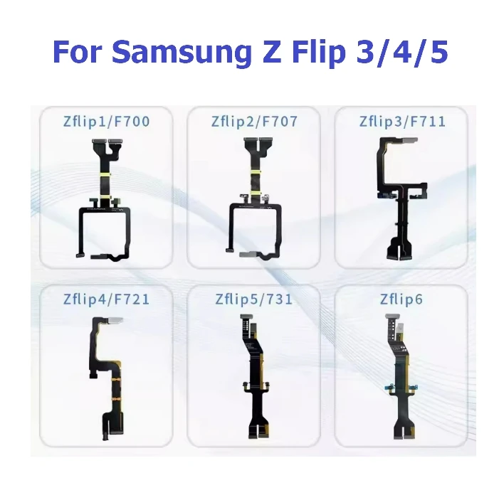 For Samsung Galaxy Z Flip 2 Flip 3 Flip 4 Flip 5 F700 F707 F711 F721 Fold 2 3 4 5 Mainboard Connector Flex Cable LCD Flex Cable