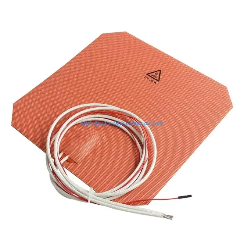 U2JE Printers 12V 200W Silicone Heating Pade Heter Square Square Bed สำหรับ Anycubi