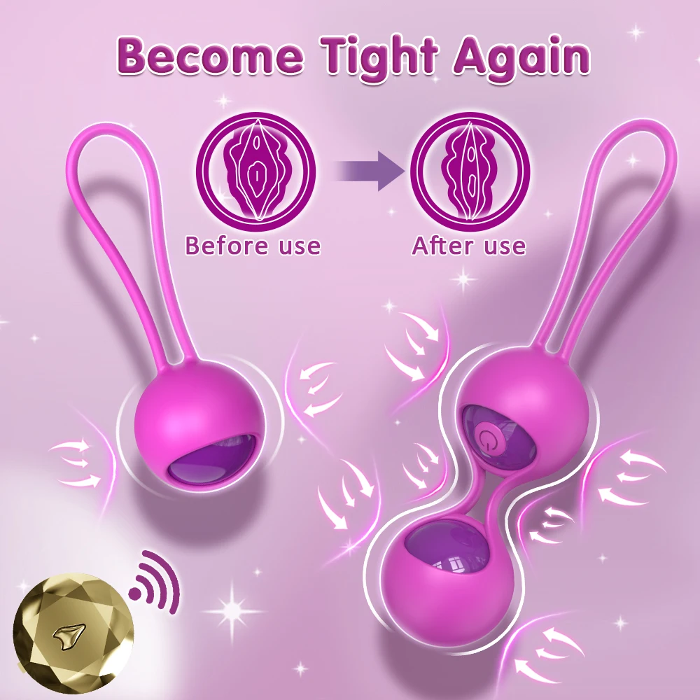 Remote Control Vaginal Ball Sex Toy for Women Vibrator Kegel Ball Simulator Vagina Chinese Ben Wa Ball Tightening Exerciser view 6