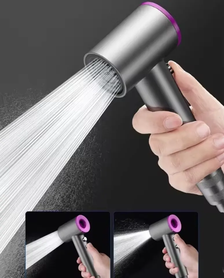 High Pressure Handheld Bidet Sprayer Set Spray Gun Shower Handheld Toilet Bidet Faucet Sprayer Shower Nozzle Self Cleaning