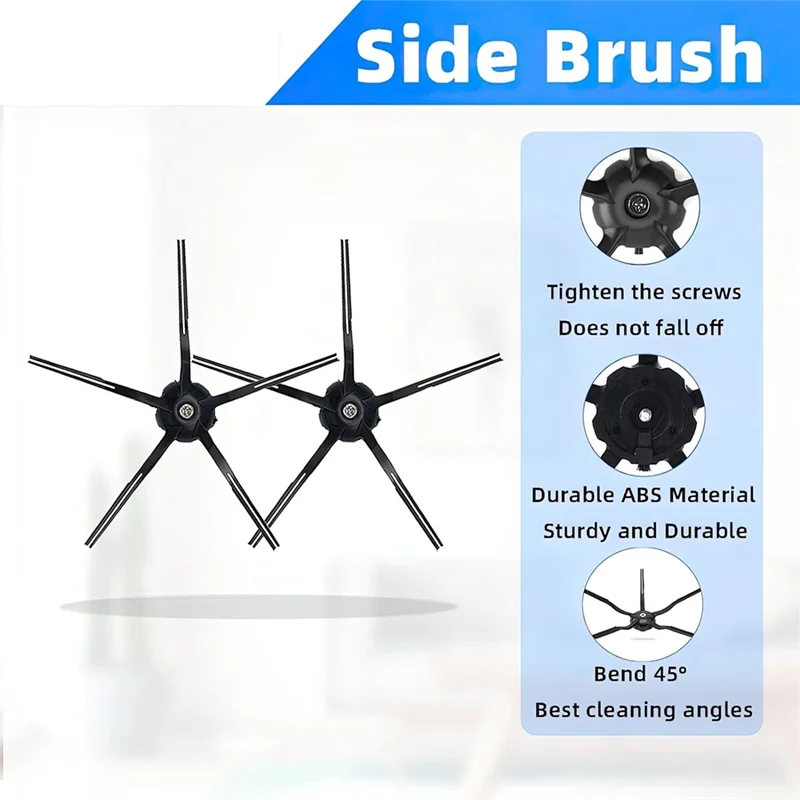 ABLE-For Roborock Q5 Q5 + Q5 Plus مجموعة ملحقات قطع غيار المكنسة الكهربائية الروبوتية فرشاة جانبية رئيسية مرشحات Hepa قطع غيار