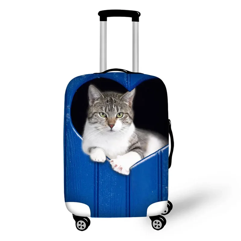 Blue Board Dog Cat Travel Accessories Suitcase Protective Covers 18-30 Inch Elastic Luggage Dust Cover Case Stretchable Bag