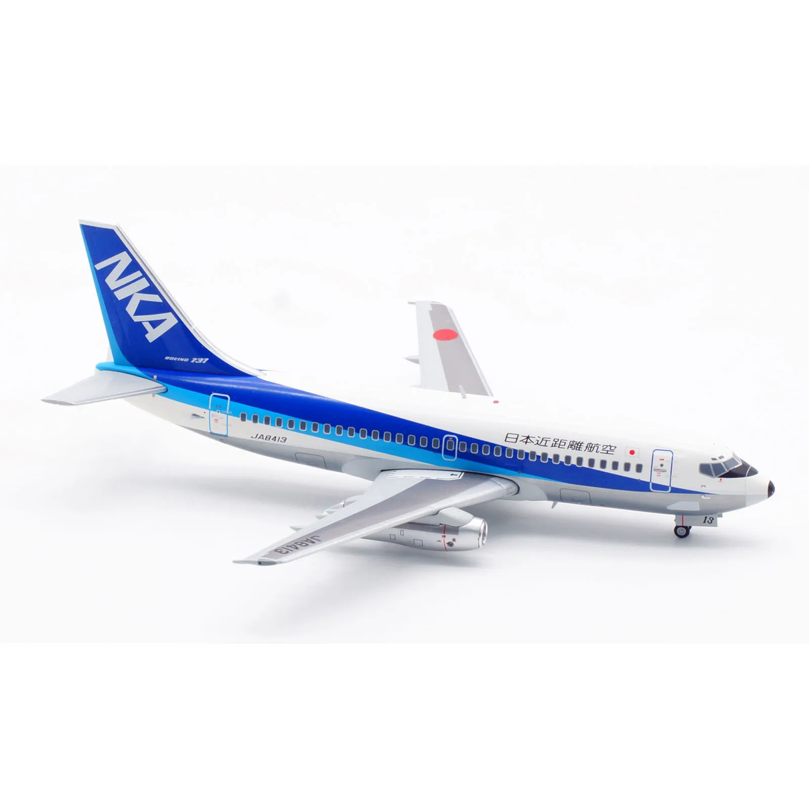 

EW2732007 Alloy Collectible Plane Gift JC Wings 1:200 Nihon Kinkyori Airways Boeing B737-200 Diecast Aircraft Jet Model JA8413