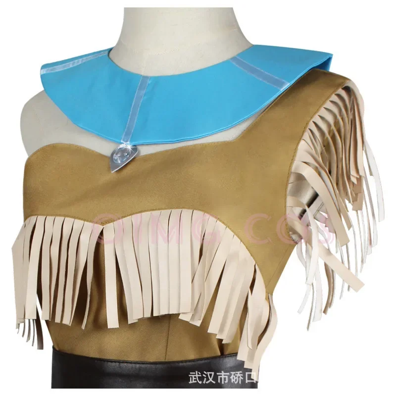 Pocahontas Cosplay Costume Carnival Uniform  Halloween Anime Party Costumes Women Masquerade Game